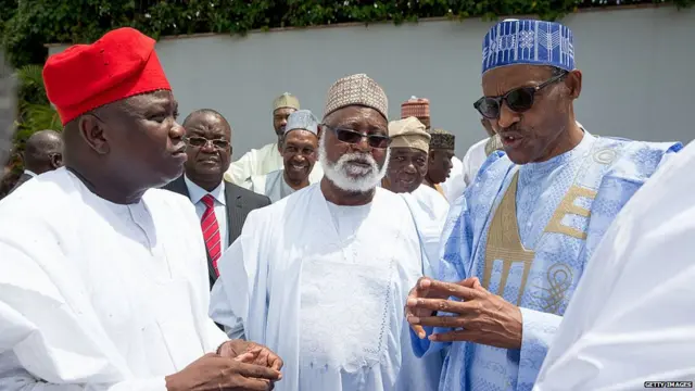 President Muhammadu Buhari and Governor Akinwunmi Ambode