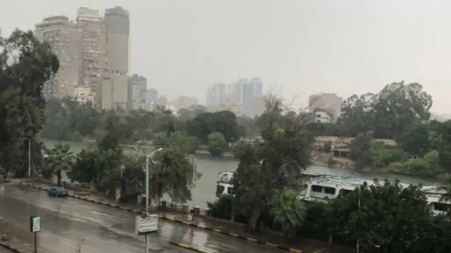 طقس سيء في مصر