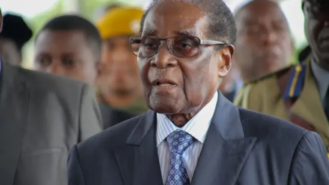 M. Mnangagwa, alors vice-président, et Mme Mugabe étaient les deux principaux candidats à la succession de Robert Mugabe à la Présidence.