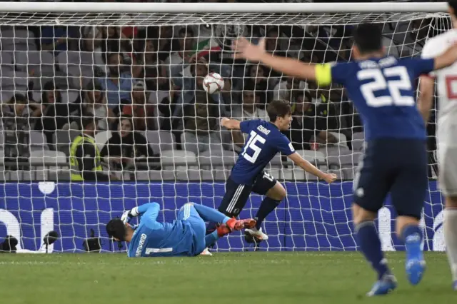 مسابقه فوتبال بین ایران و ژاپن در جام ملت‌های آسیا