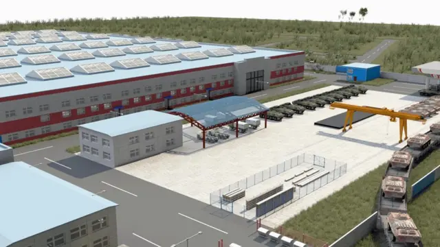 လက်နက်စက်ရုံ ပြီးစီးပြီလား