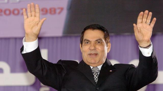 El expresidente de Túnez Ben Ali