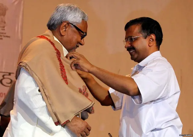 अरविंद केजरीवाल, नीतीश कुमार