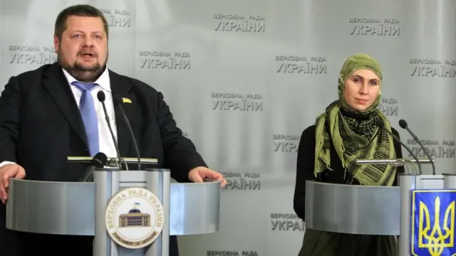 Ігор Мосійчук та Аміна Окуєва