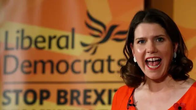 جو سوینسون رهبر حزب لیبرالدمکرات بریتانیا