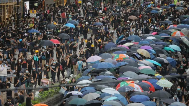 Biểu tình tại Hong Kong ngày 28/7