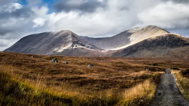Панорама шотландского нагорья