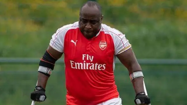 Arsenal Amputee FC’s Michael Ishiguzo