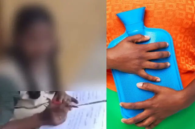 பள்ளி மாணவியை படியில் அமர வைத்து தேர்வு எழுத வைத்த நிர்வாகம், கோவை செய்திகள், செய்திகள்