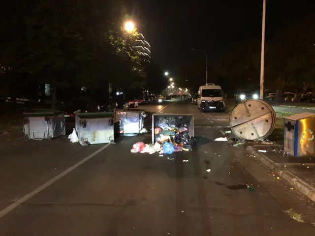 Barikade na Novom Beogradu