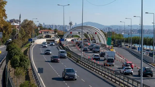 İstanbul'da Avrasya Tüneli girişi