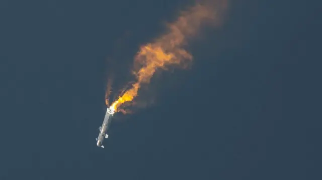 Starship roketinin kontrolsüz kaldığı anlar