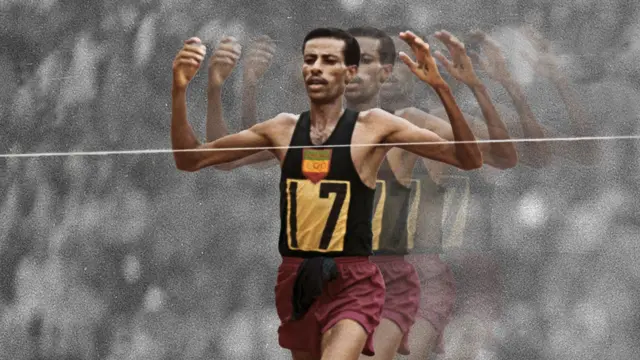 Abebe Bikila niwe mu ny’Afrika wa mbere yaronse umudali w’inzahabu.
