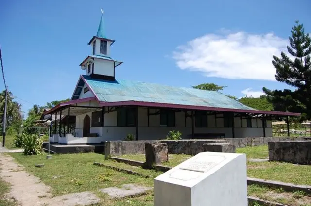 Bangunan Gereja yang didirikan sekitar tahun 1855