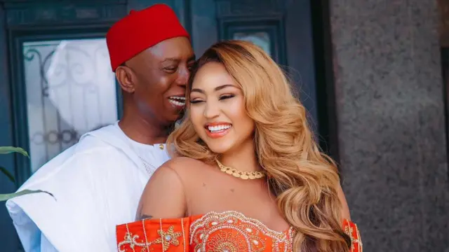 Ned Nwoko na Regina Daniels