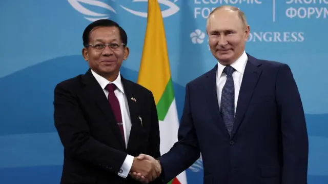 ဗလာဒီဗော့စတော့မြို့တွေ့ဆုံမှု အရေးပါကြောင်း စစ်ကောင်စီဥက္ကဋ္ဌကို ရုရှားသမ္မတပြောလာ