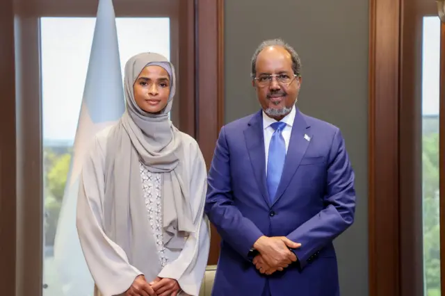 Madaxweynaha Soomaaliya iyo Ramla