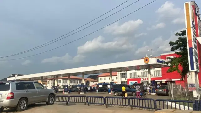 locked filling station