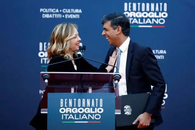 Meloni ve Sunak