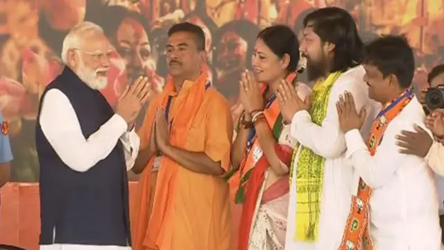 প্রধানমন্ত্রী নরেন্দ্র মোদীর সঙ্গে শুভেন্দু অধিকারী সহ শনিবার শপথ নেওয়া কয়েকজন মন্ত্রী