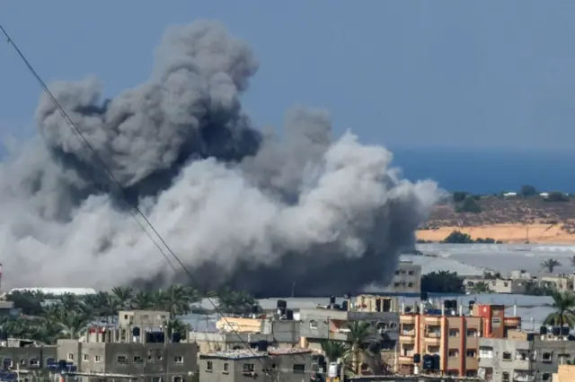 Una explosión en Rafah