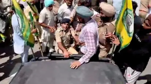 ਕਿਸਾਨਾਂ ਅਤੇ ਪੁਲਿਸ