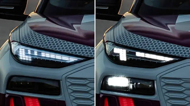 چراغ‌های هوشمند آئودی Q6