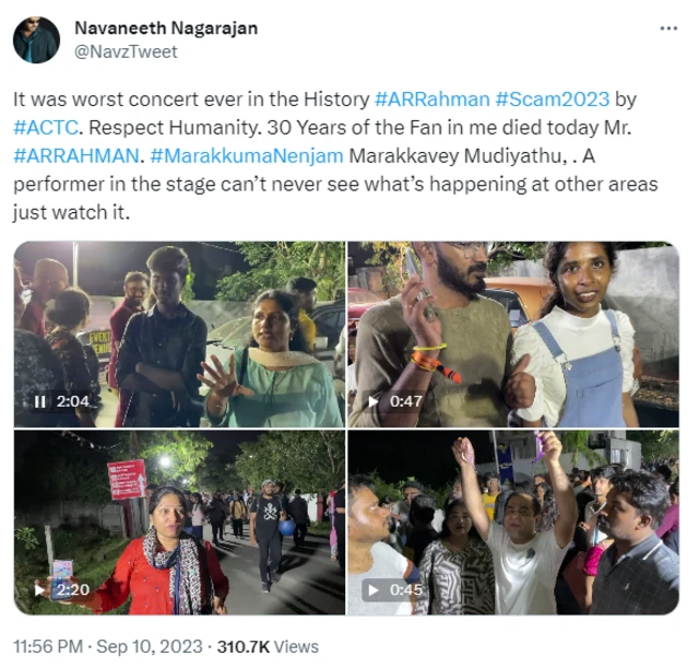 ஏ.ஆர். ரஹ்மான் இசை நிகழ்ச்சியில் ஏற்பட்ட குளறுபடிகள்: எங்கே தவறு நேர்ந்தது?