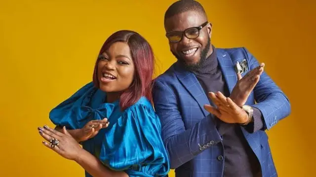 Funke Akindele and her husband, JJC Skillz