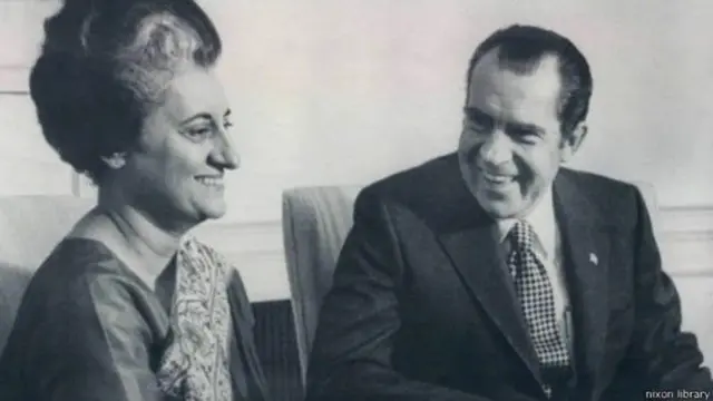 اندرا گاندھی اور صدر نکسن