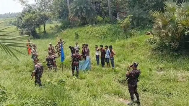சாம்பாய்நவாப்கஞ்சின் பங்காபாரி எல்லையில் பிஜிபி மற்றும் பிஎஸ்எஃப் இடையே ஜூன் 4 அன்று கொடி அமர்வு நடைபெற்றது.