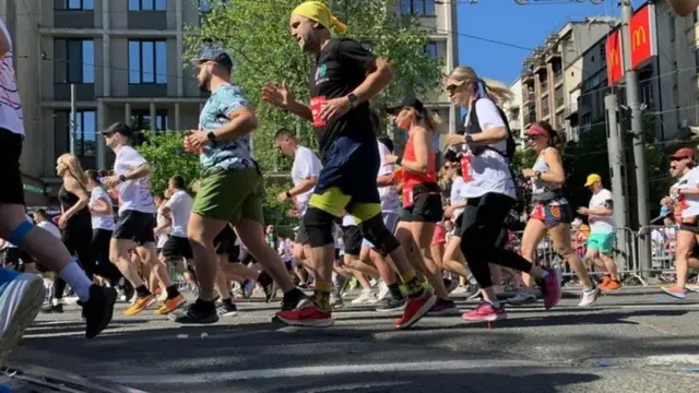 маратон у београду, трчање