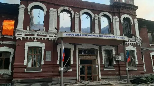 Последствия атаки в Старобельске