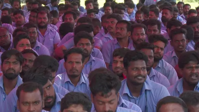 சாம்சங் ஊழியர் போராட்டம்