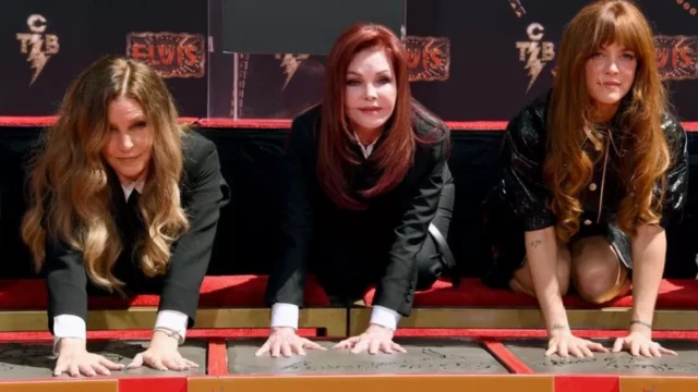Lisa Marie Presley, Priscilla Presley, Riley Keough