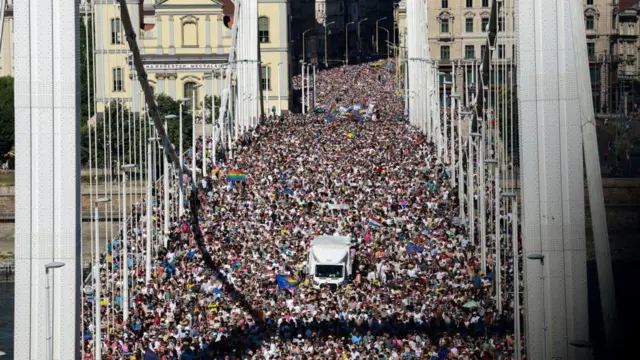 Marcha del Orgullo en Budapest