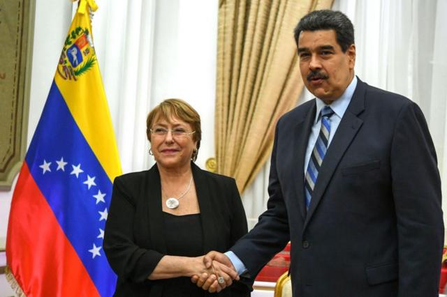 Bachelet y Maduro