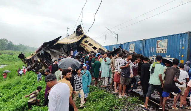 कंचनजंघा ट्रेन हादसा 