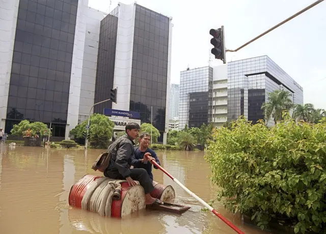 banjir jakarta 2002, banjir bekasi, sejarah, banjir