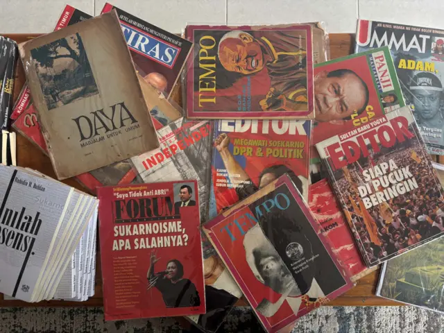 Muhidin M Dahlan, kliping, arsip