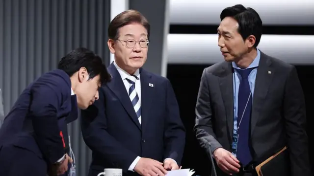 दक्षिण कोरियाका राष्ट्रपतिका उम्मेदवार डेमोक्र्याटिक पार्टीका ली जे-म्यङ