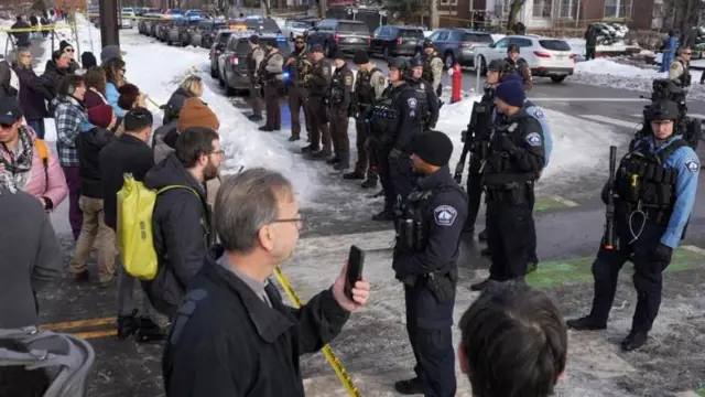 গুলিতে গুডের মৃত্যুর পর ঘটনাস্থলের ছবি