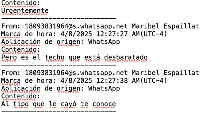Estos mensajes de Maribel Espaillat a su hermano pueden ser clave en el proceso judicial.