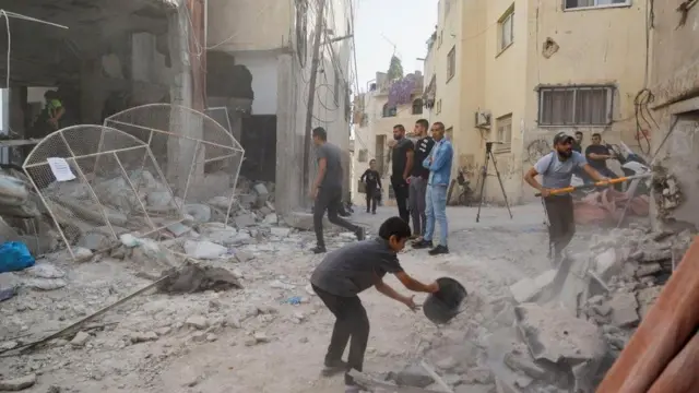 На месте удара