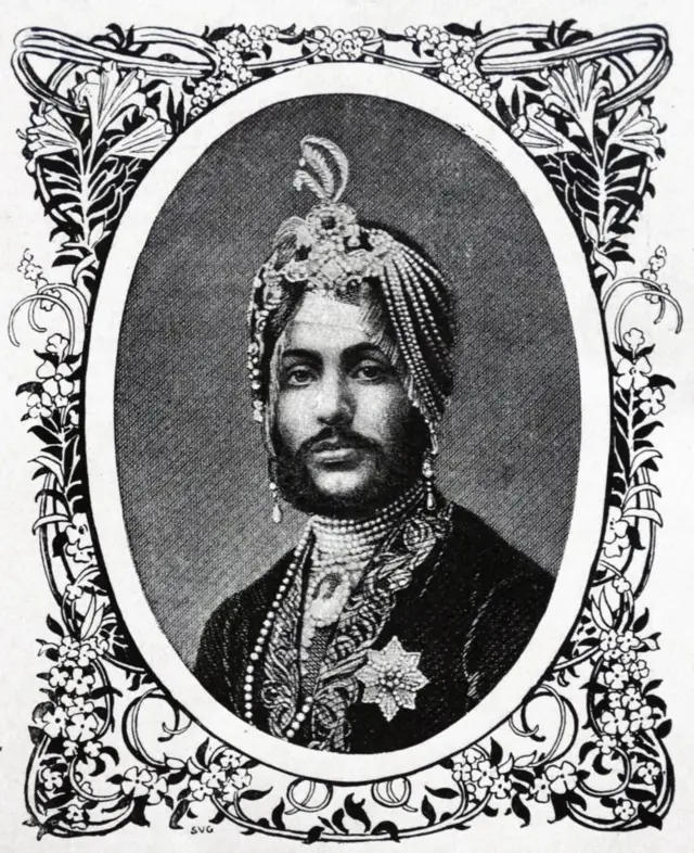 దలీప్ సింగ్‌, పంజాబ్, కోహినూర్, బ్రిటిష్, మొఘలులు, నాదిర్ షా, విక్టోరియా, వజ్రం