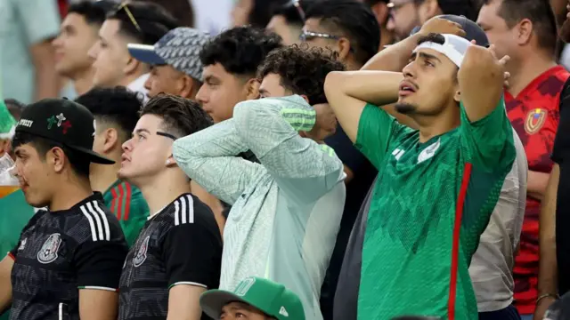 Hinchas mexicanos