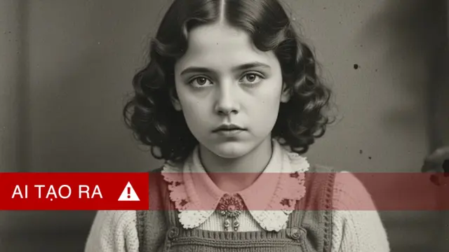 Bức ảnh do AI tạo ra về một nạn nhân được cho là của cuộc diệt chủng Holocaust đã được đăng trên Facebook cùng với một câu chuyện bịa đặt