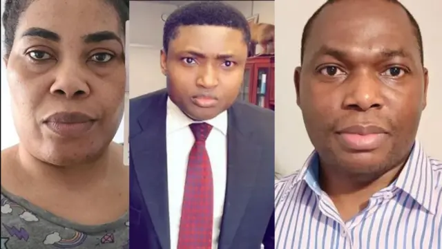 Amaka Sunnberger, Simon Ekpa, Adeyinka Shoyemi