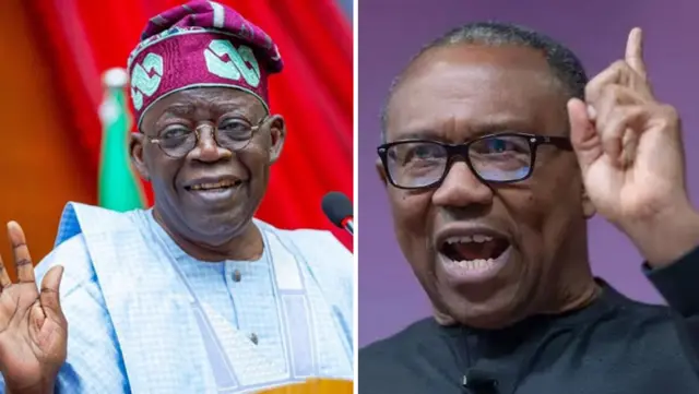Tinubu ati Peter Obi