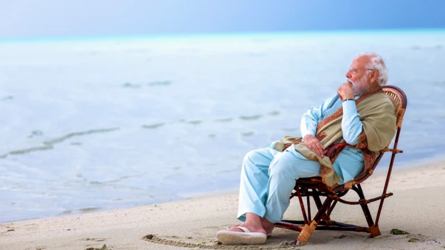 लक्षद्वीप में पीएम मोदी